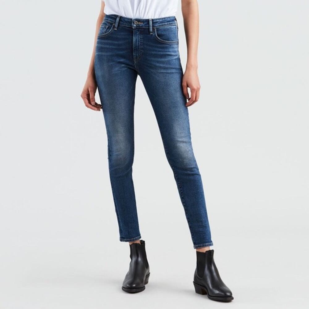 Levi's Made & Crafted 721 High Rise Skinny Jeans Women's 28 Indigo Blue NWT
